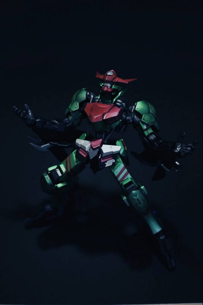 アマゾンオメガっぽく雄叫びを上げてる感じの一枚です。アマゾンズっぽい暗めのフィルターもかけてみました。