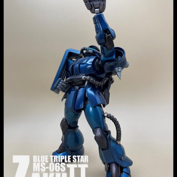 MS-06S ZAKUⅡ No2 碧い三連星（3機体目）