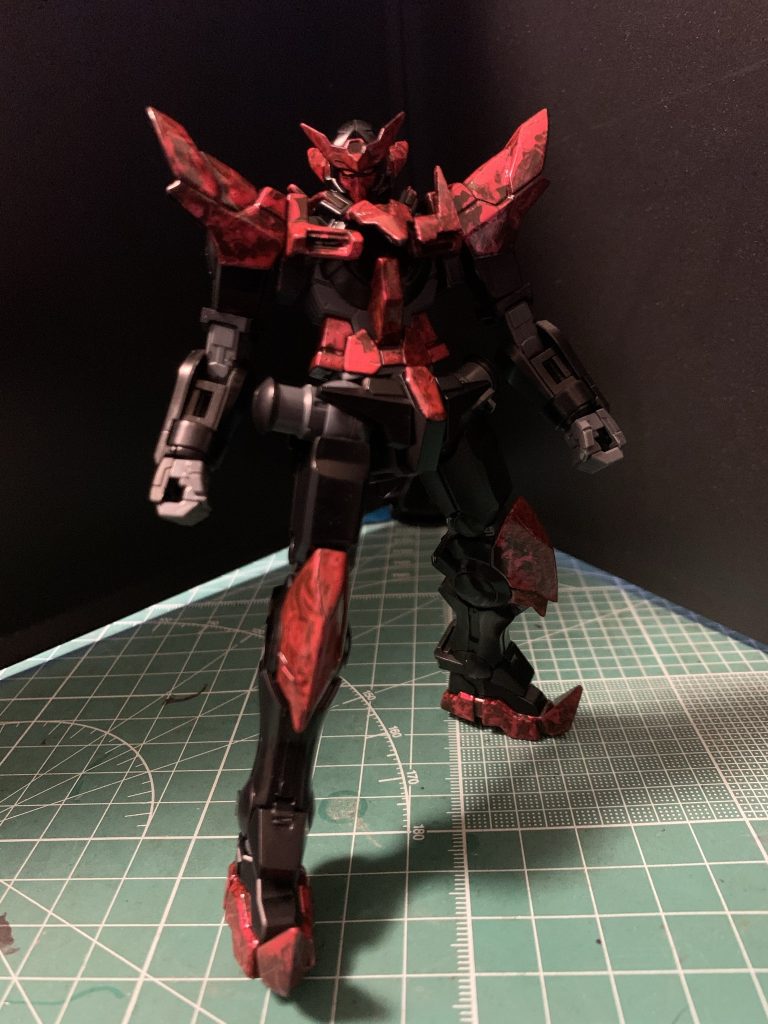 HGBF ガンダムエクシア ダークマターをラップ塗装–4枚目/制作者：@mizuki_r