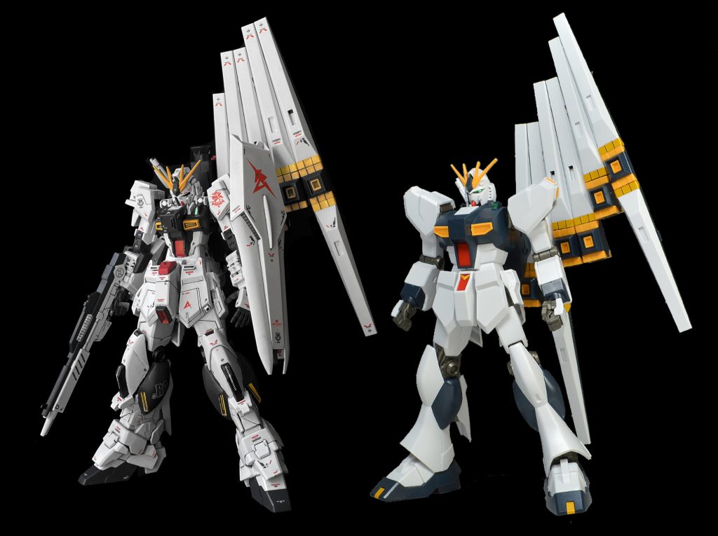 最後に素組みとの比較を。最後までご覧いただき、ありがとうございました。