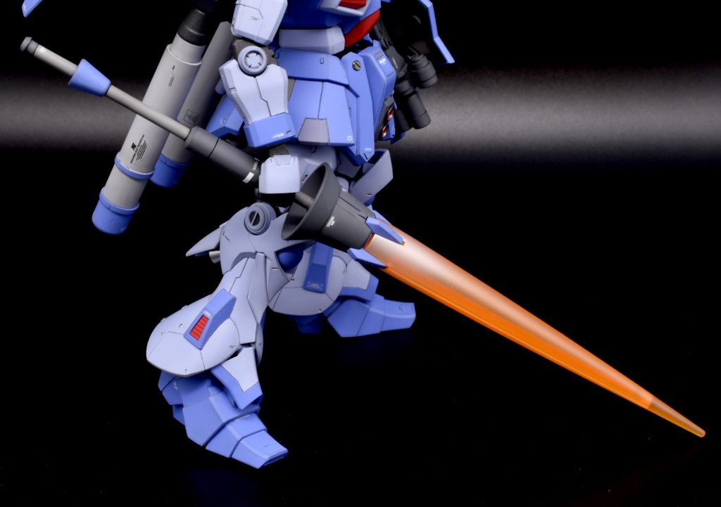 ビームランスパール塗装でビーム表現をしています。ランス本体も細かく塗り分けてみました。