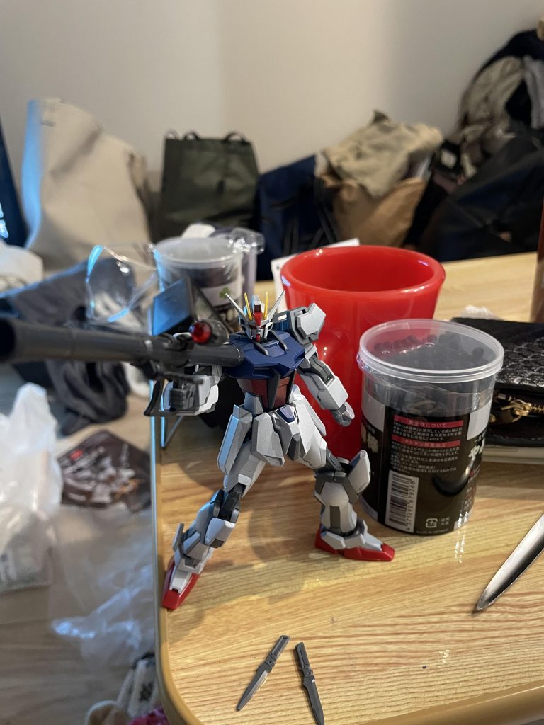 ポーズはこれがお気に入り今度ストライカーパックだけ買って付けようかなと思ってまーす