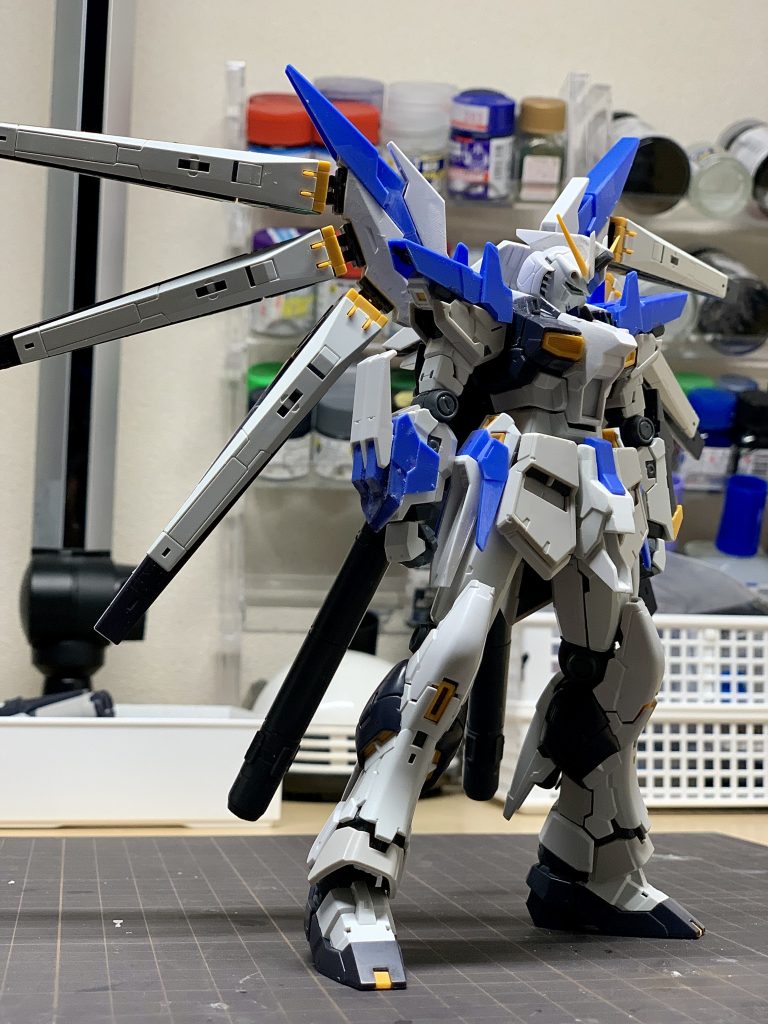 塗装前の画像。ミキシングが不慣れなもので、この時は本当に無事にまとまるのか不安でした💦