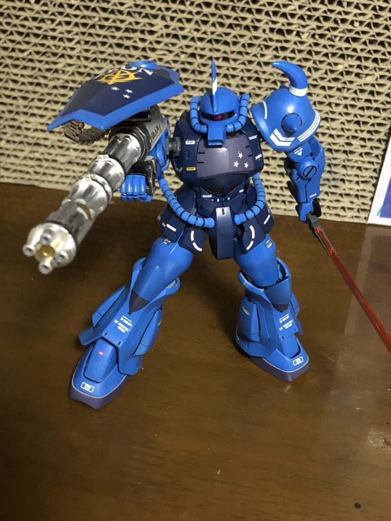 ガトリング追加してグフカス風グフにしました