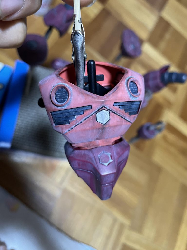 干上がったような表現がしたくて色々試しました