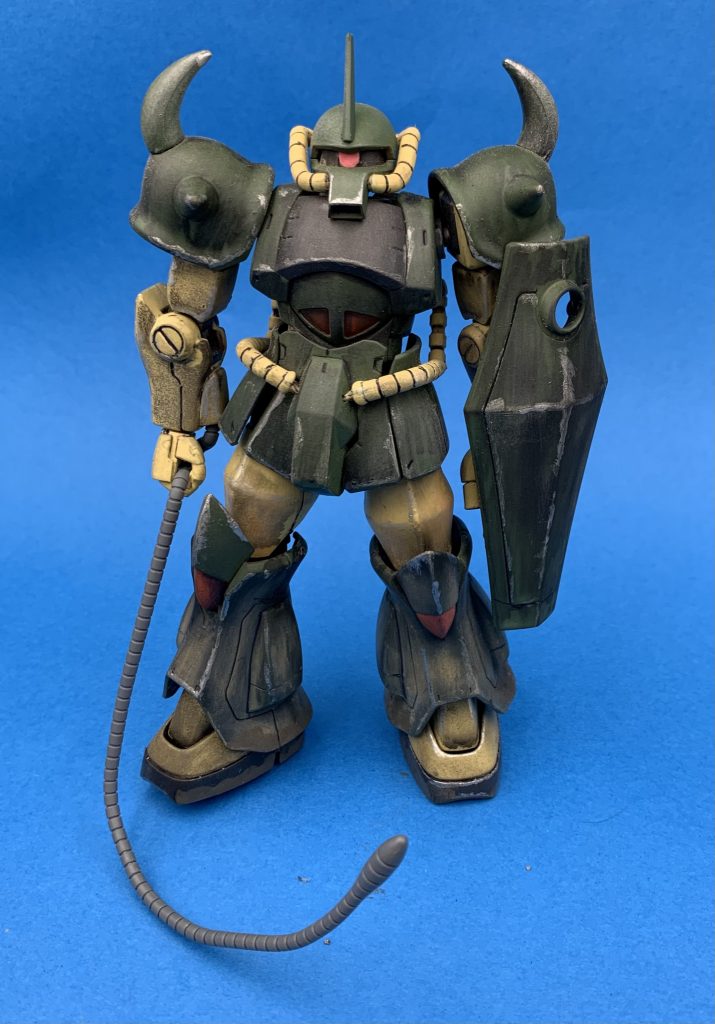 意外と素立ちだとあんまりですが、久しぶりに少し厚めのウェザリングを施すことができ、満足のいく感じに仕上がりましたなのだ