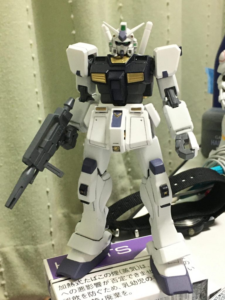 塗装が終わり素体完成。