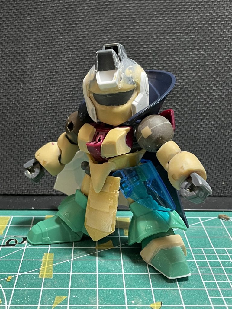 途中工程です。色々合間に進めたのであまり途中写真がありません。