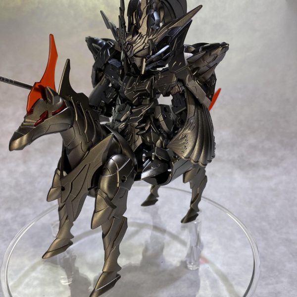 趙雲ダブルオー&軍馬の銅像