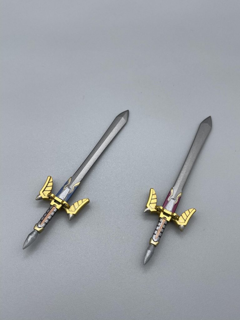 剣は2本持ちにしてみました。片方がガラティーンならもう片方はエクス…SEEDには他のカリバーがあった気もしますがまぁ関係ないでしょう