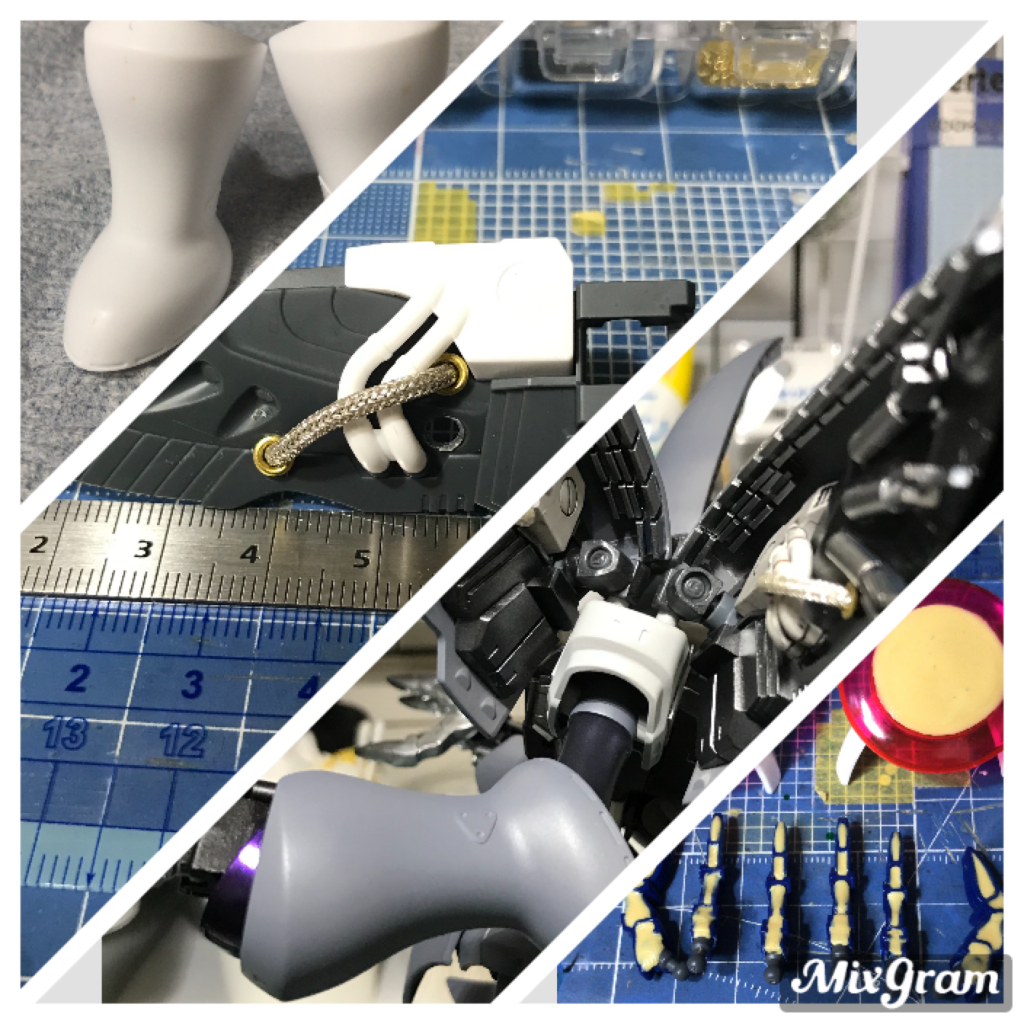 合わせ目消し、ディテールアップ、肉埋め処理時のモノです。