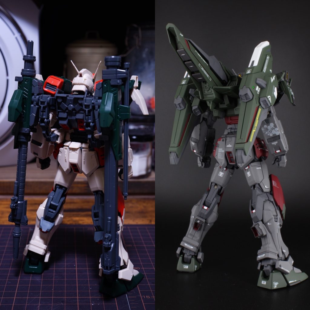 素組み比較です。