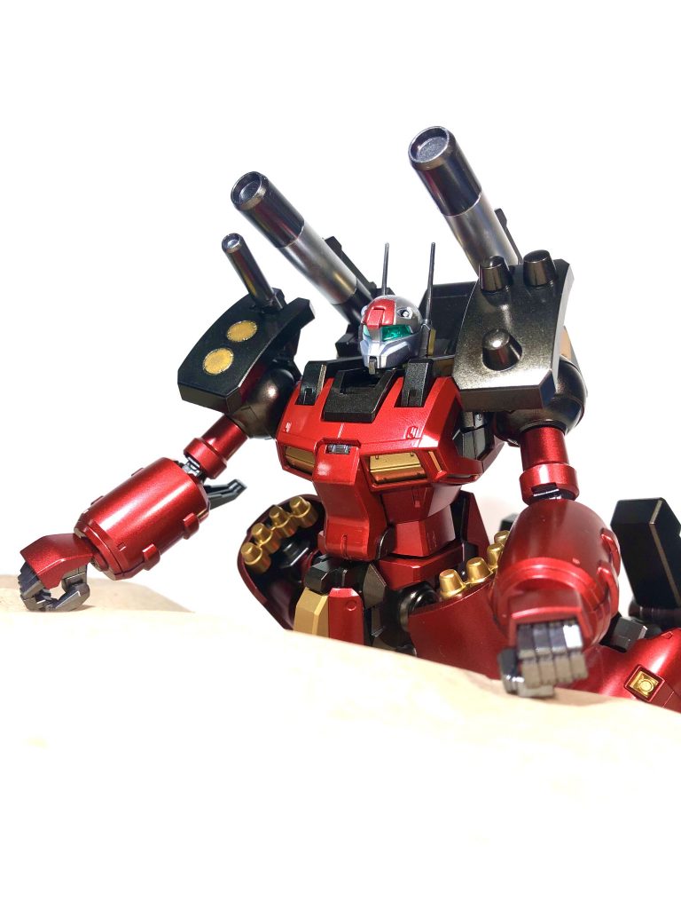 ガンキャノンといえばこのポーズ。打てよー！打てよー！打てよー！