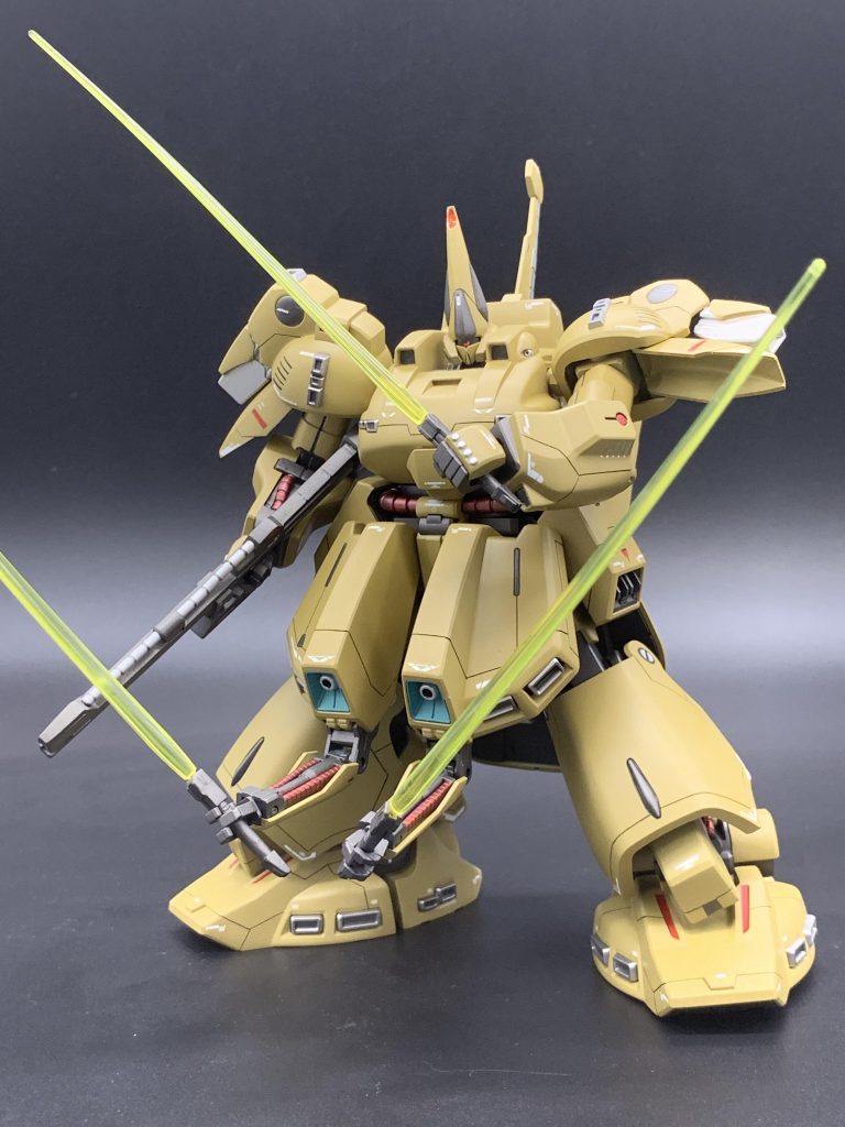 作った後にポージングがしにくいと感じてしまいましたが見た目は目標にたどり着いたのでひとまず良しとしてます