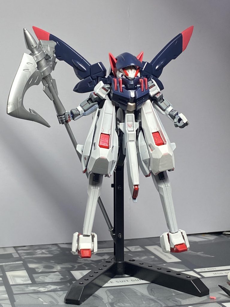 完成済みのウーンドウォートにグレモリーのフードを被せて模索していた頃の姿です