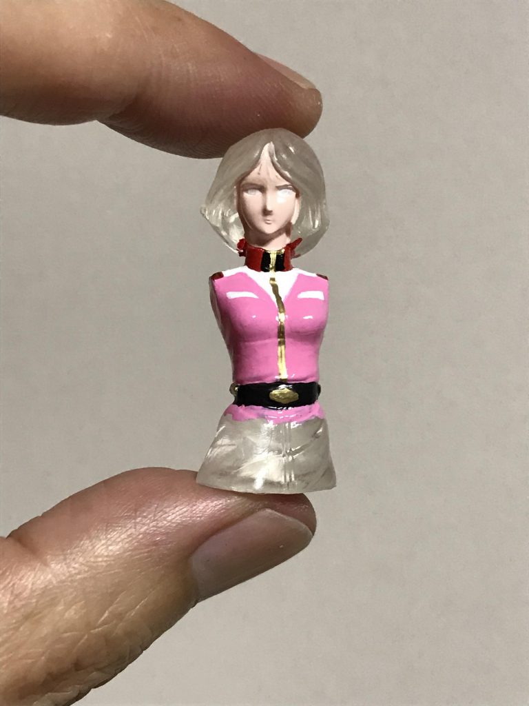 40年前とは思えない素晴らしい造形だと思いマス。既にセイラっぽい！(^^)