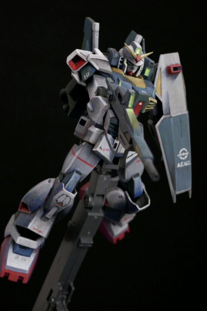 絵画風 1/144旧キット ガンダムmk-II–8枚目/制作者:ペーパーナイフ
