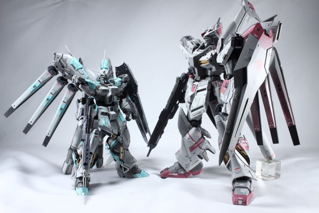 最後は以前のZ3号機カラーのMGと。最新キットということもあり非常に組みやすく剛性も高い、しかもガシガシ動かせるいいキットでした( ・ᴗ・ )⚐⚑