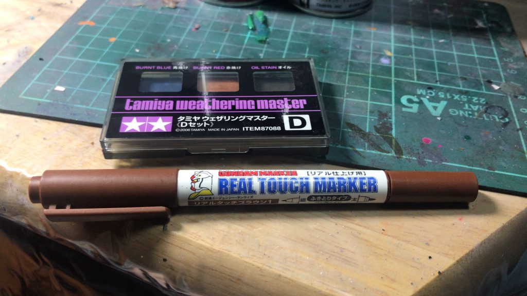 リアルタッチマーカー　ウェザリングマスター　チッピング等でお手軽ウェザリング
