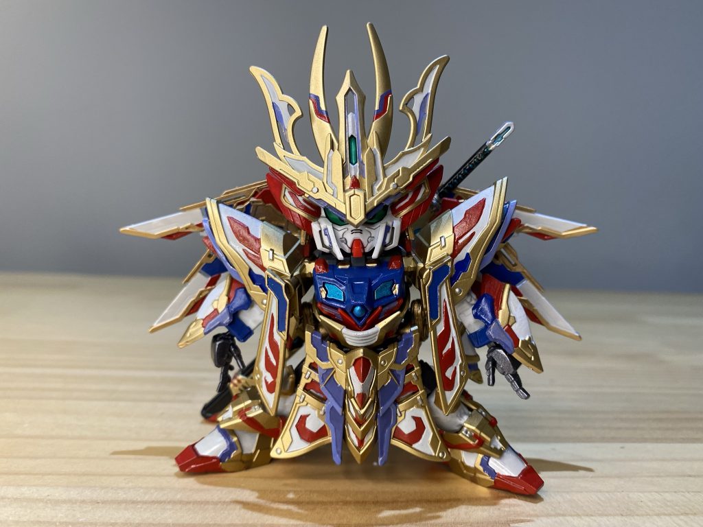 翼を展開