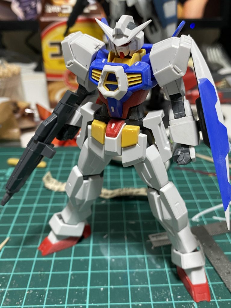 こちらが塗装前。プラチップやスジ彫りなどでディテールUP。特に目立つことはせず、全体のシンプルさを邪魔しない範囲で情報量を増やしました。逆にコンテストに出す作品ならもっと個性を出すべきだったかもしれませんね。反省点です。