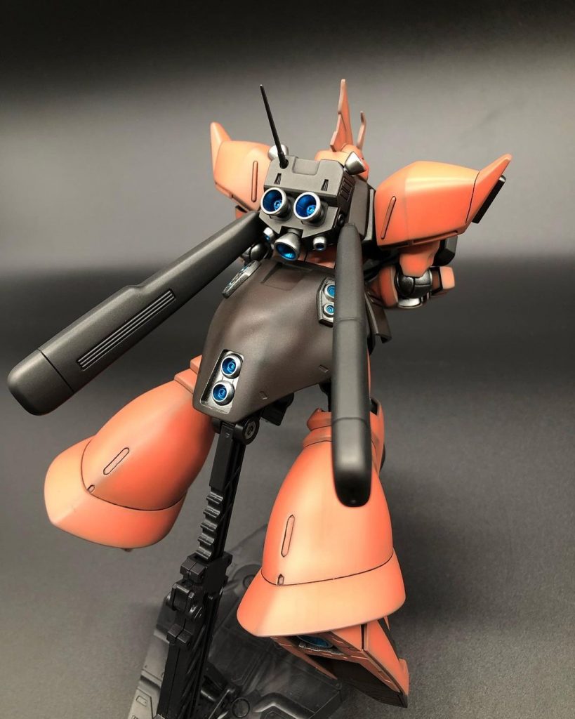 スラスターノズルの内部に青塗装するのが好きなんです✨