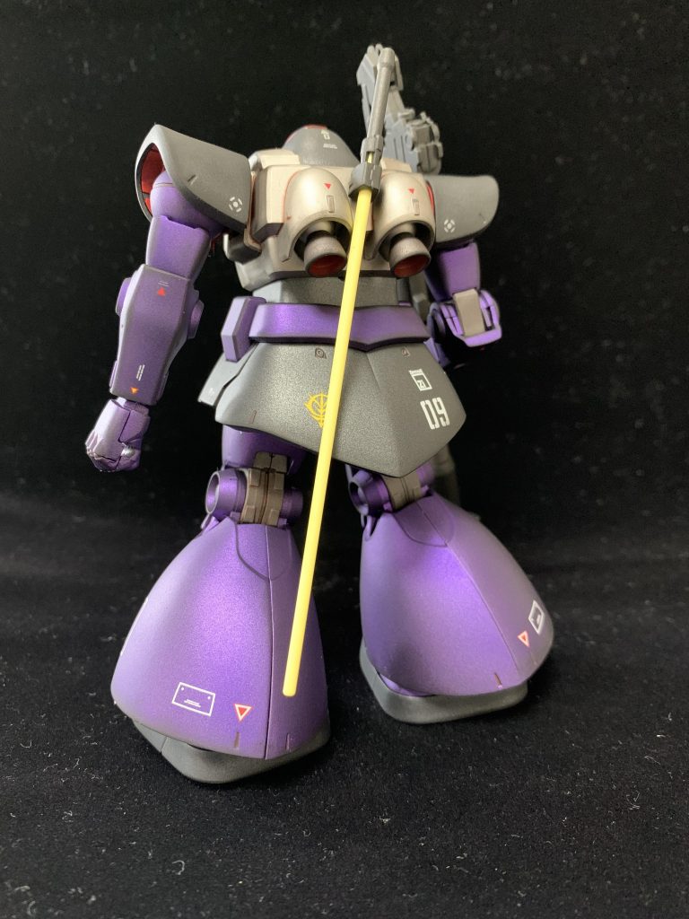 使った塗料は紫：クレオス GXメタルバイオレット黒：クレオス GXメタルブラックシルバー：クレオス スーパーチタン2武器：クレオス 黒鉄色&焼鉄色です。