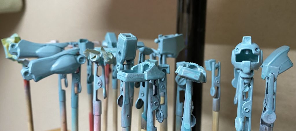 スプレーかけて。