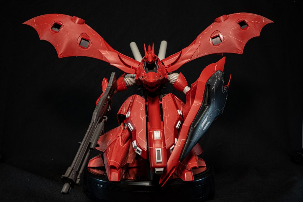 筋彫り後の仮組み(*´-`)