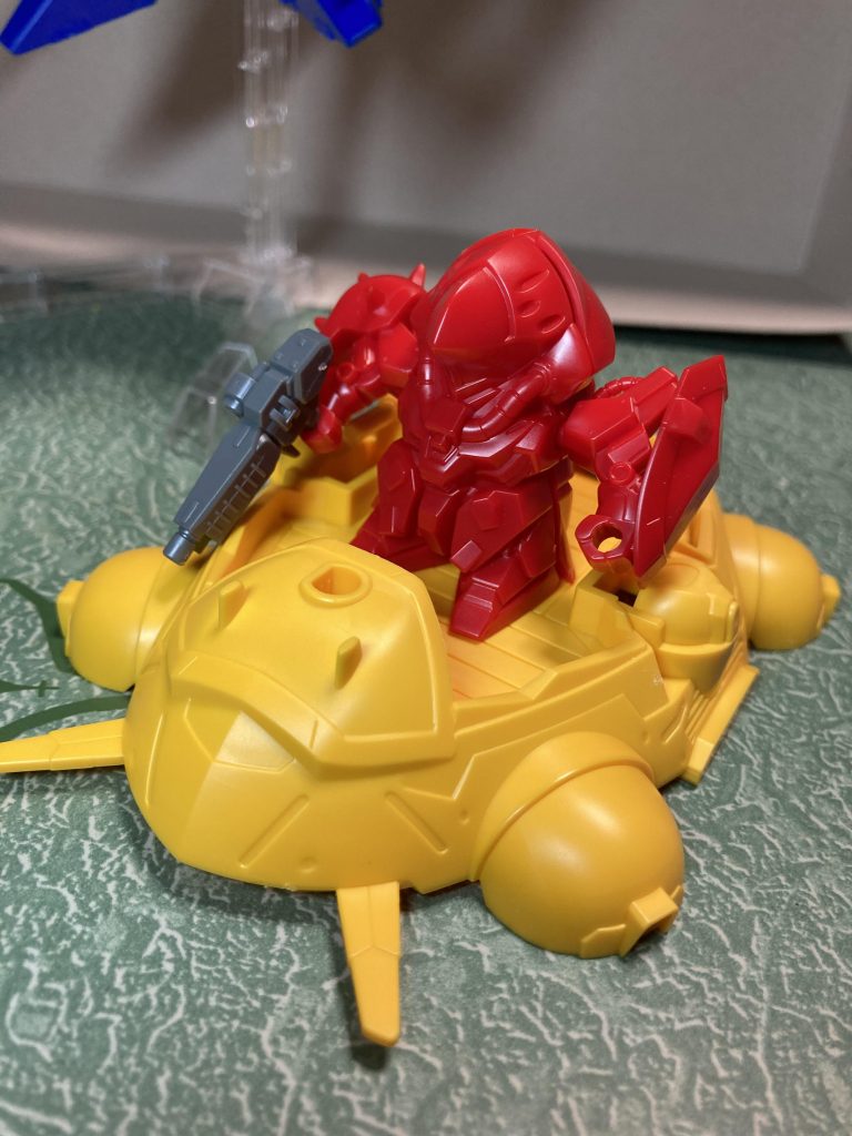 素組みの状態。※ギャルセゾンを前後間違えました。(ノω`)