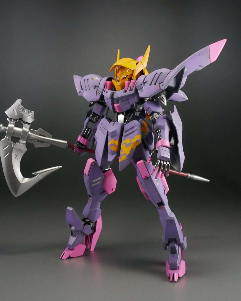 ▲カラーリングはポケモンのムウマージをモチーフにして、ワンポイントにオレンジを使用しました。