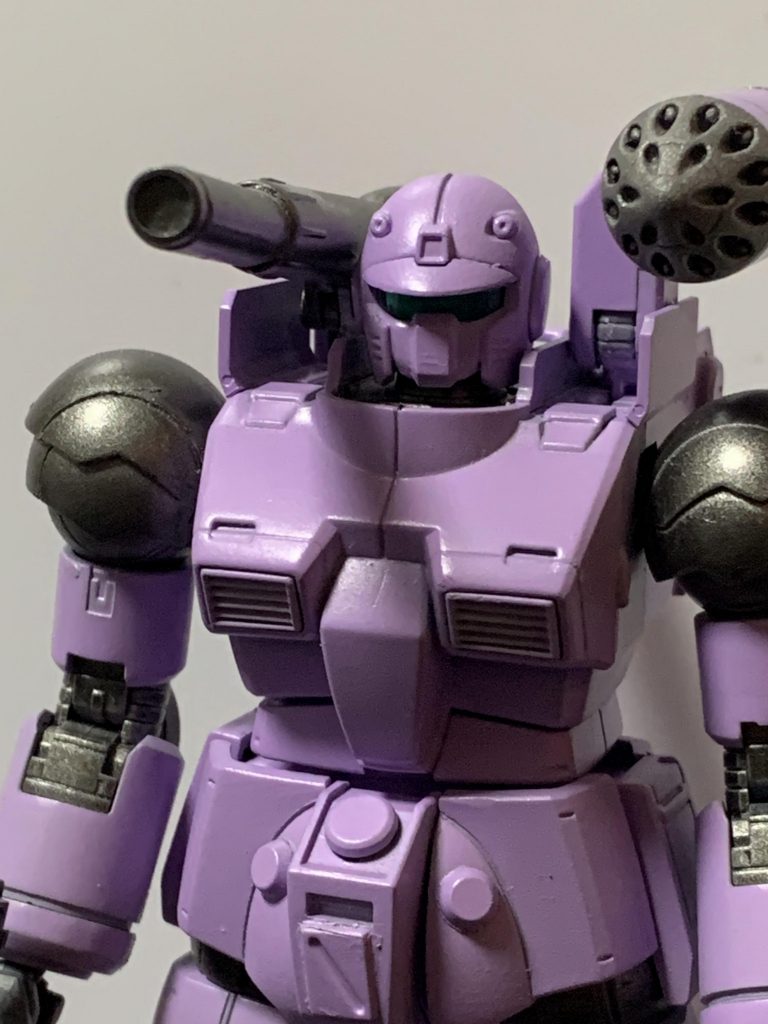 加工はあまりせずハンドパーツを変更、ディテールアップパーツを少し使いました。