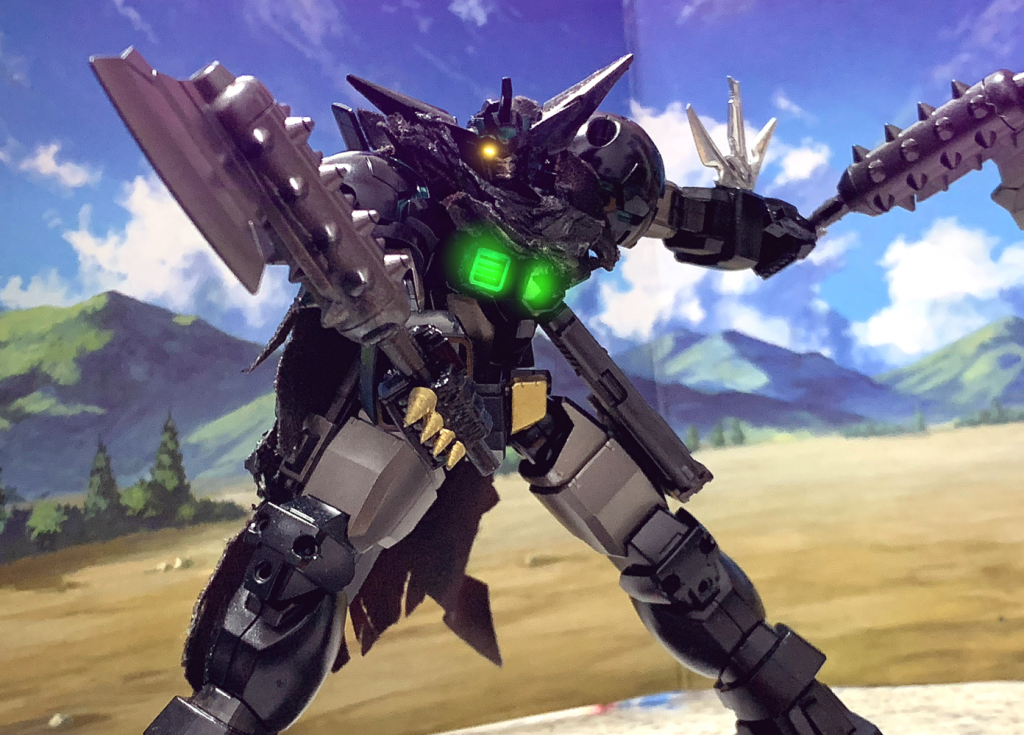  「ジジィ！！今度こそテメェに引導を渡してやるぜ！」容赦ない残虐的な戦闘スタイルが印象的だがパイロットは流竜馬1人だがインベーダーに乗っ取られた早乙女博士やヴェイガンのやり方にも異を唱えておりフリット、グルーデックのよき理解者ともなっている 