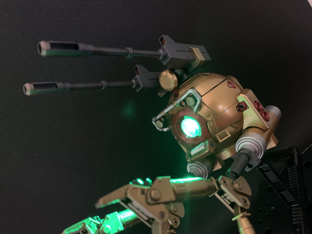 ちゃっかり光ります