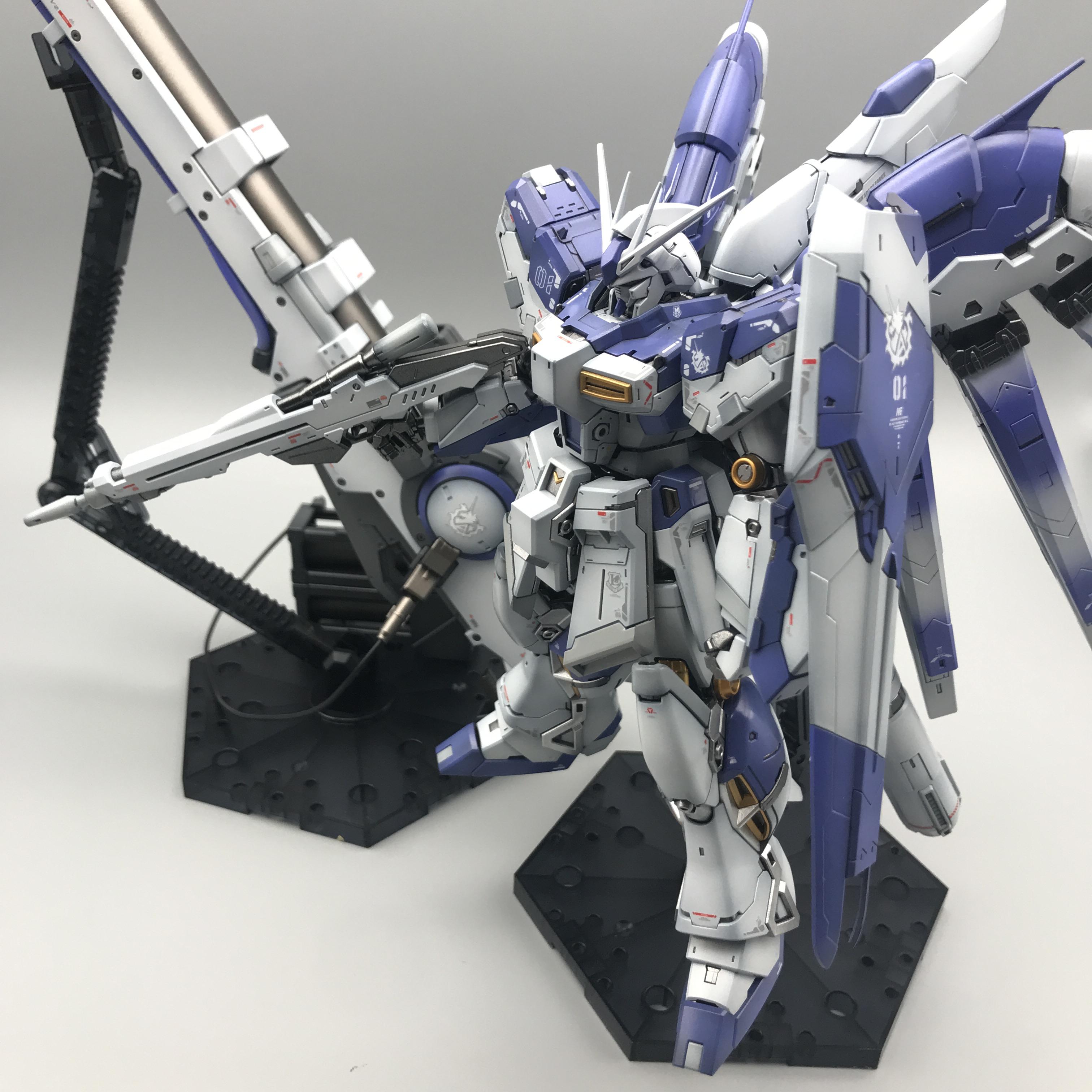 Hi-νガンダム+ハイパーメガバズーカランチャー+エフェクト｜zima5250