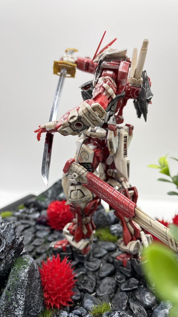 刀の美しさを強調しています！