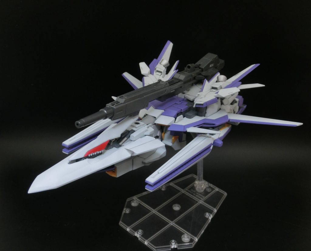 ウェーブライダー形態。ライフルはゼータのハイパーメガランチャー乗せちゃいました。