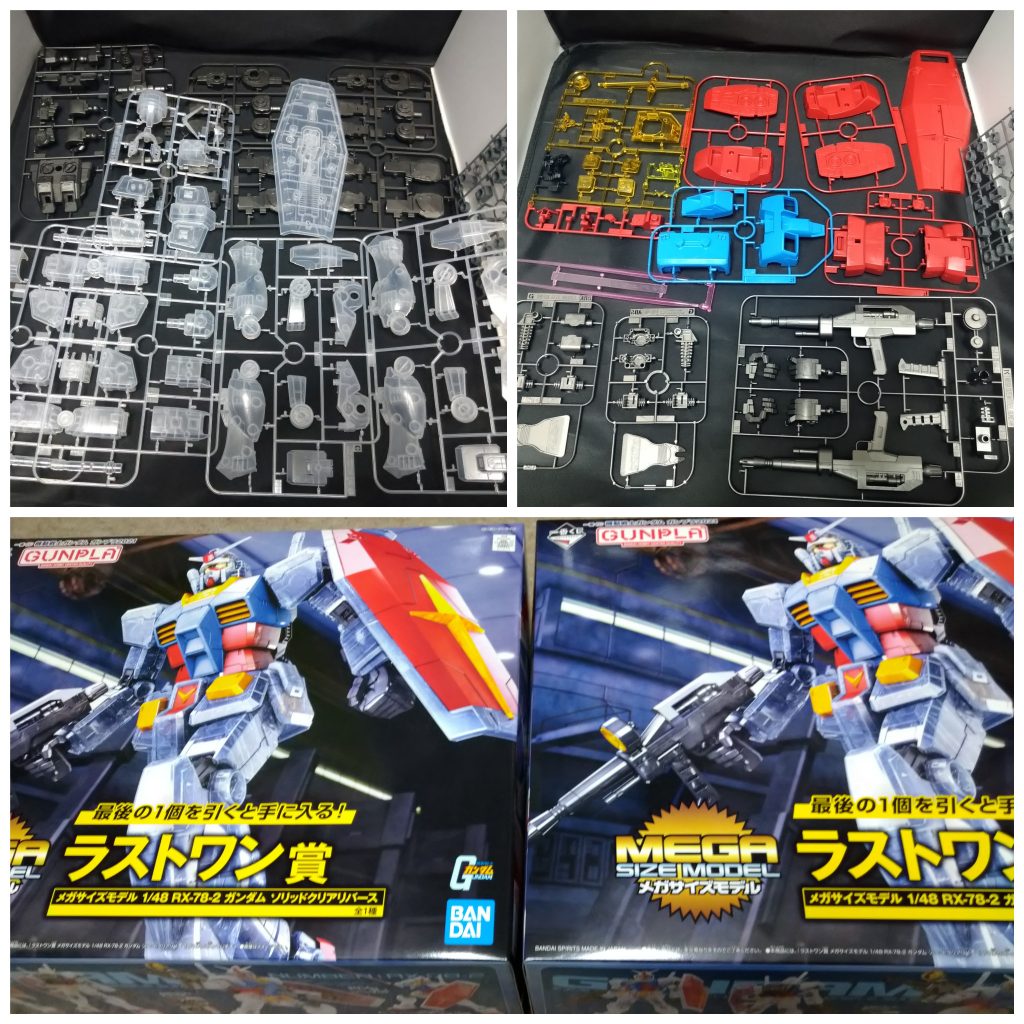 ラストワンは制作依頼品と自分用を同時着手。クリアパーツが多かったので簡単に済むだろうと考えていましたが甘かったです(笑)