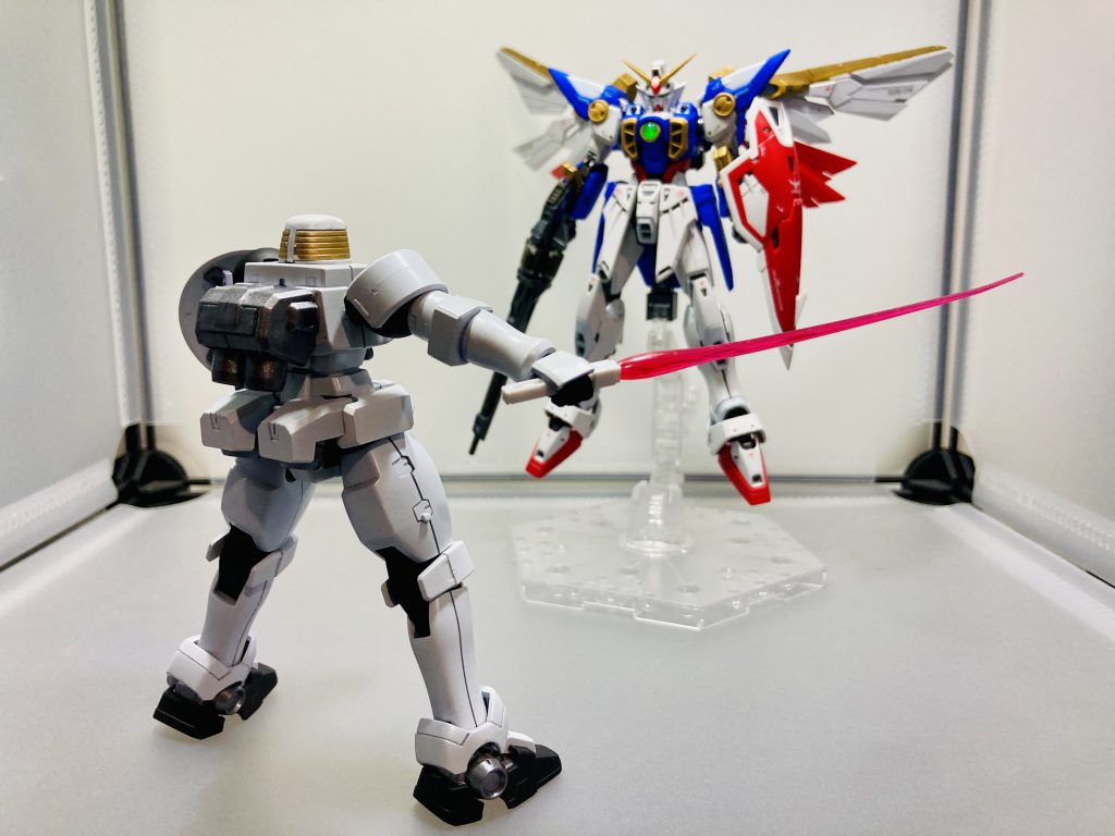 やってやる！やってやるぞ！バックパックはリーオーNPDの物を付けました。