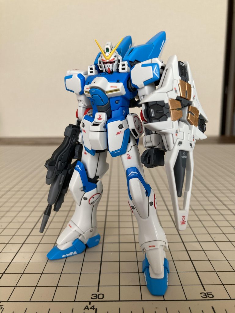 ライフル、シールド装備。ライフルは合わせ目消してません!