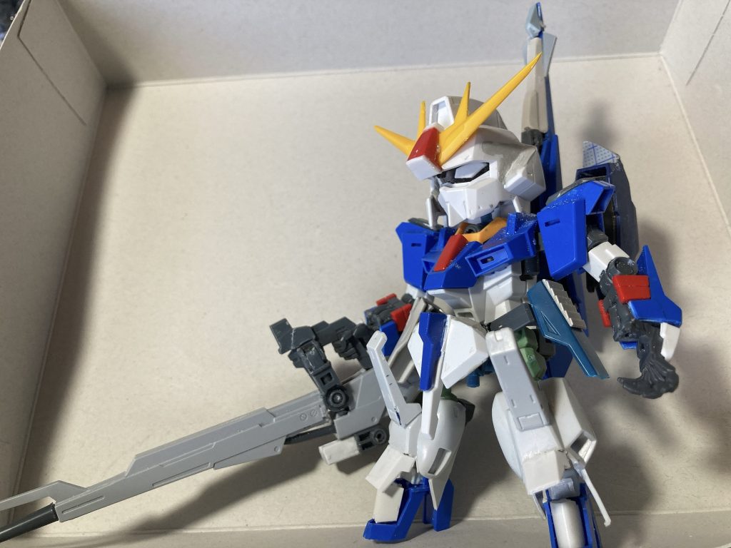 細かい形状をΖⅡにしていきました。