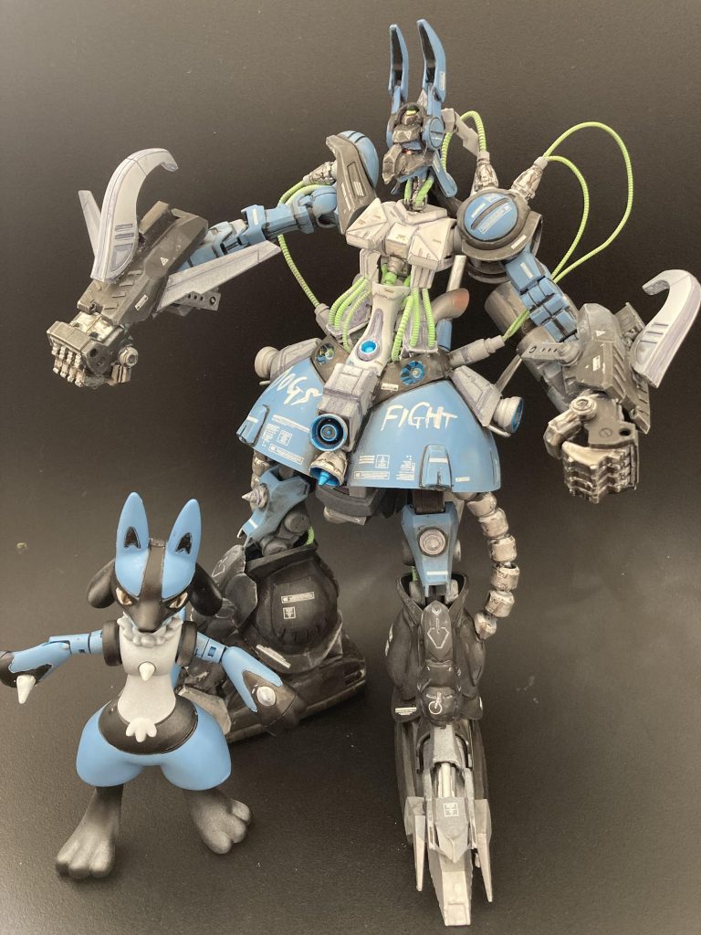 人気ポケモンのルカリオと脳内リンクしました^ ^