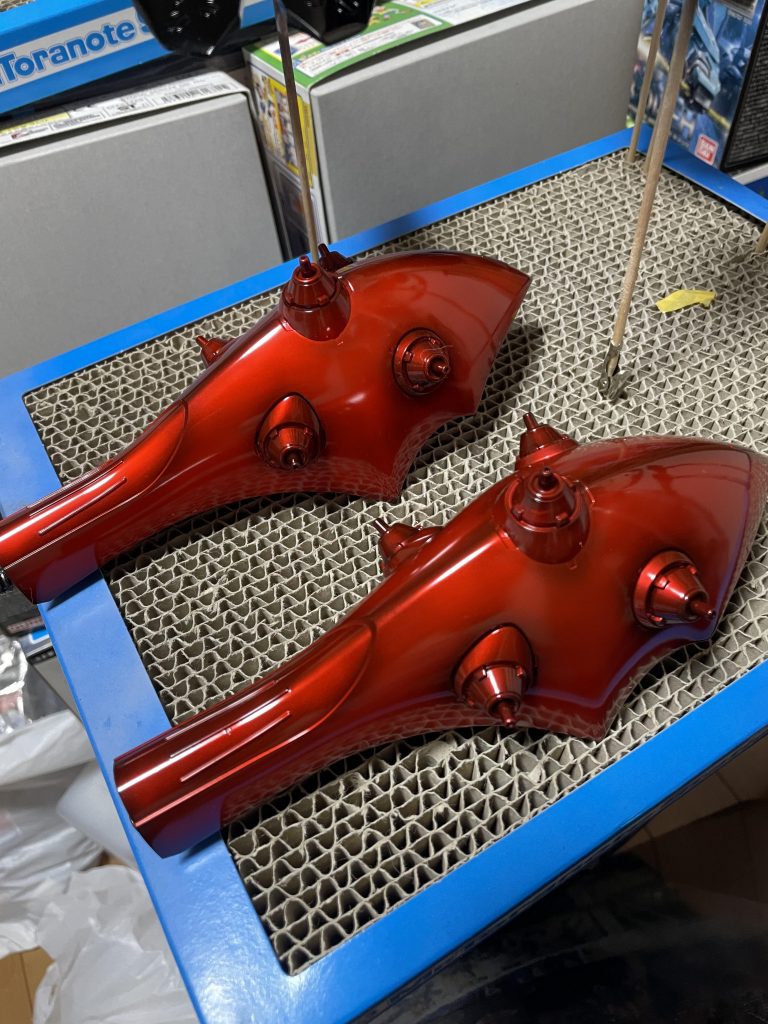 肩アーマーも綺麗に