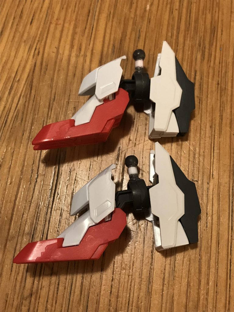 次に足首。こっちの方が簡単で脚長効果はありますね。