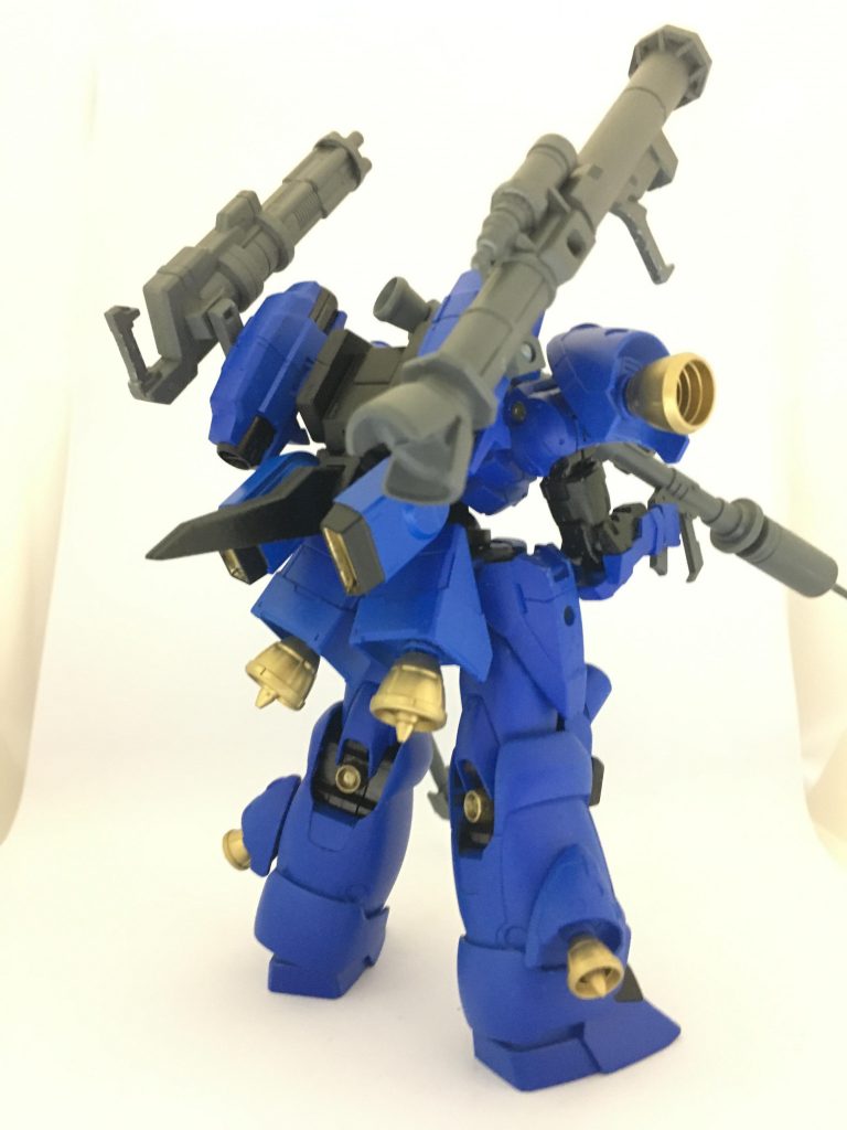 斜めバックショット、バーニア&スラスターおばけww推進器の塊になっちゃったけど、カッコいいからヨシとします!