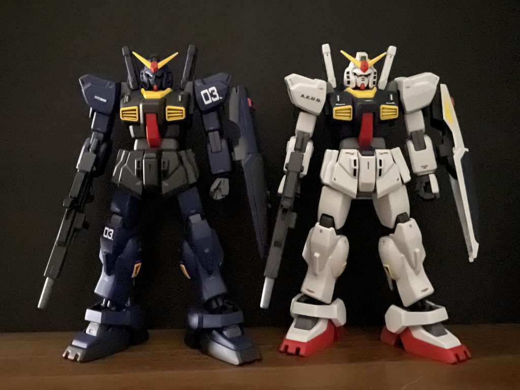 ティターンズカラーと。共にリバイブじゃないMk-II。