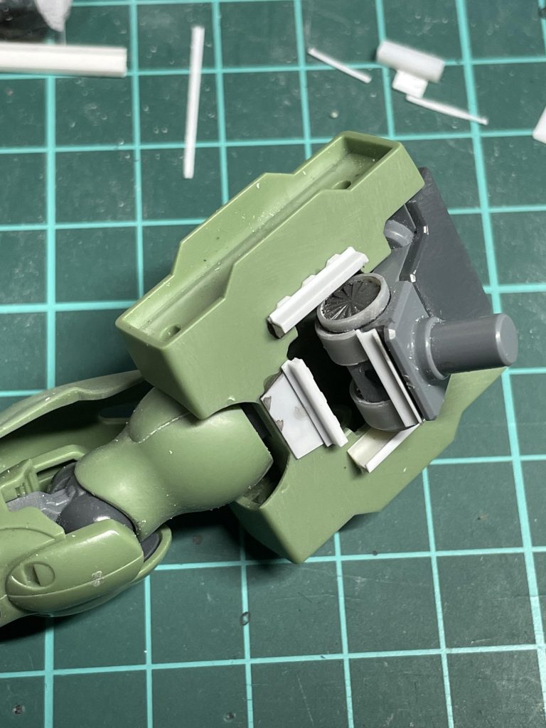 脇の下のディテールアップ