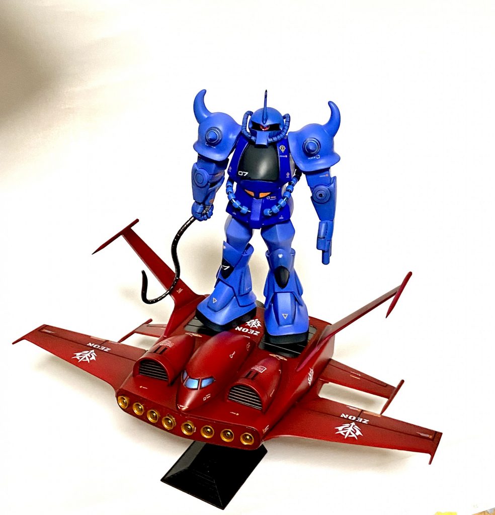 旧キット！1／１４４グフとドダイ–3枚目/制作者：クニ