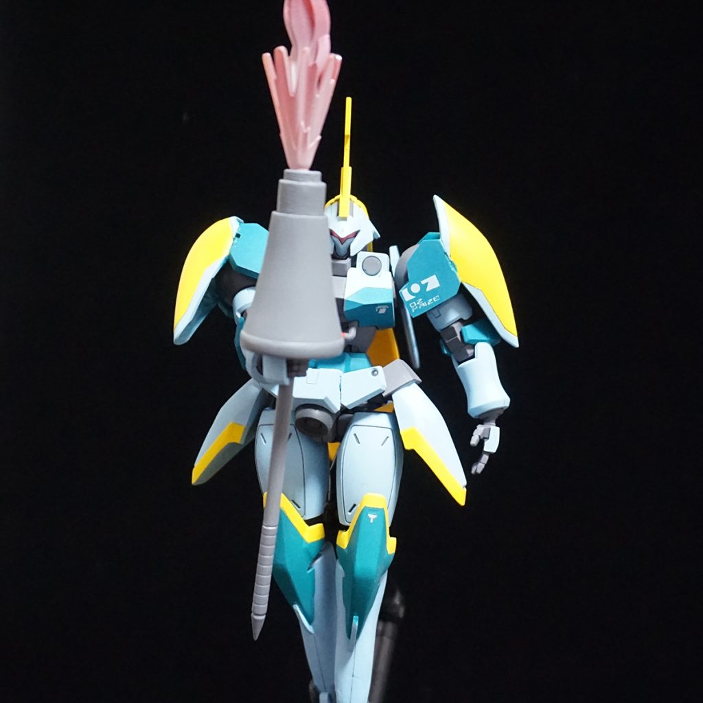 ビームデュエル・ランサーを構えて