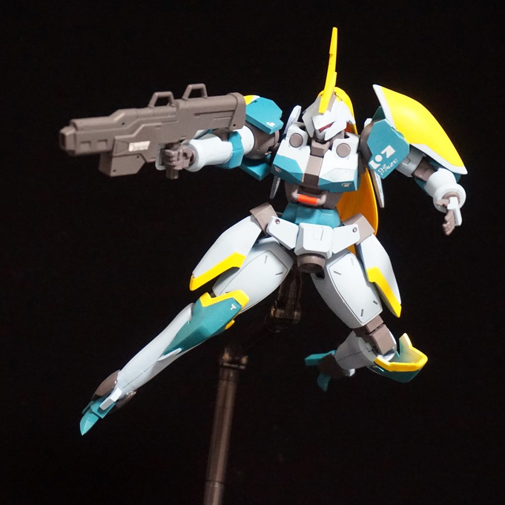 スーパーチャージド・ビームカノンを構えて